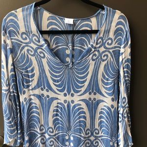 MORA psychedelic see through beachy top ✨